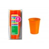 Vaso Plástico Colores 200cc