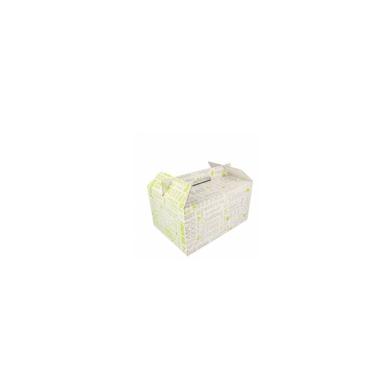 Caja Cartón Para Comida Picnic Decorada