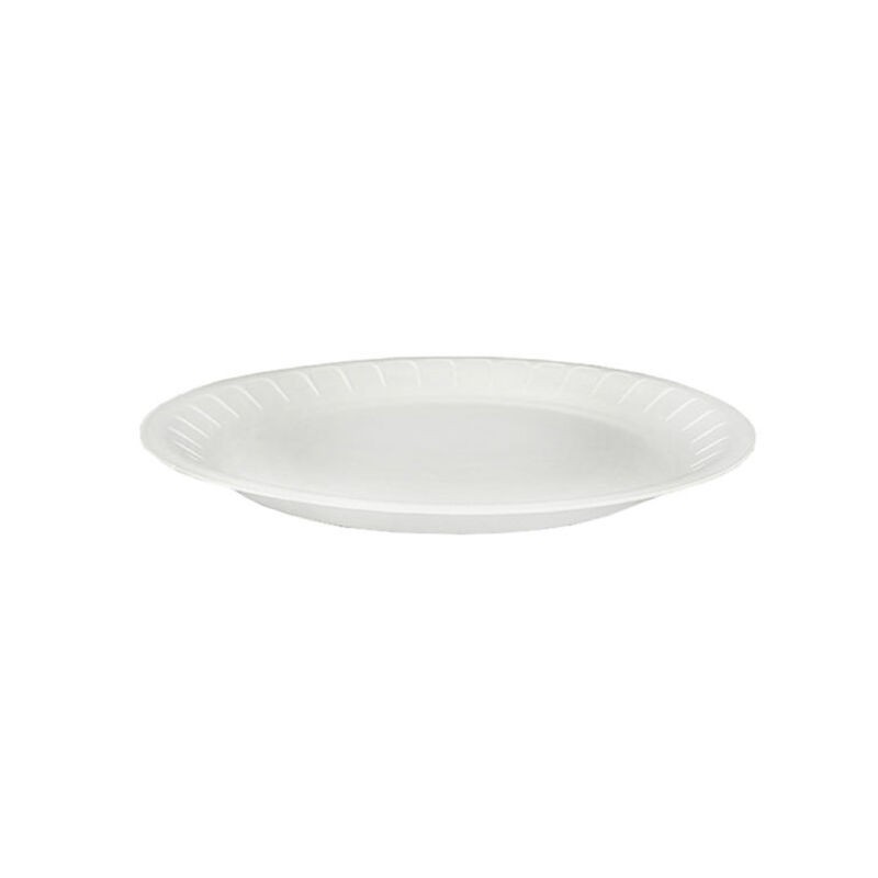 Plato Porex Blanco