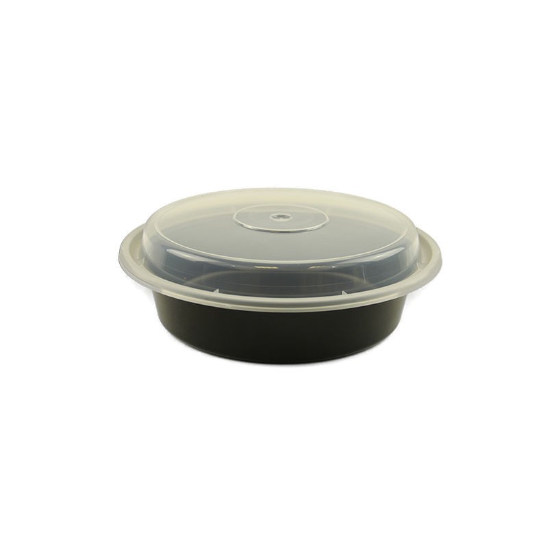 Plato Ovalado Negro + Tapa