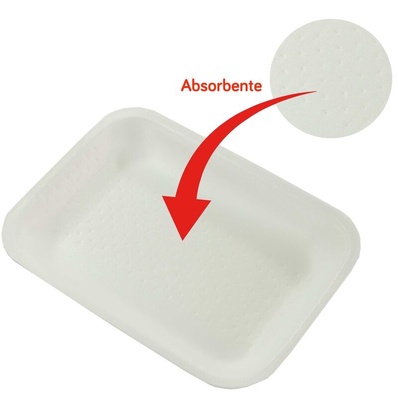 Bandeja Porex Blanca Absorbente