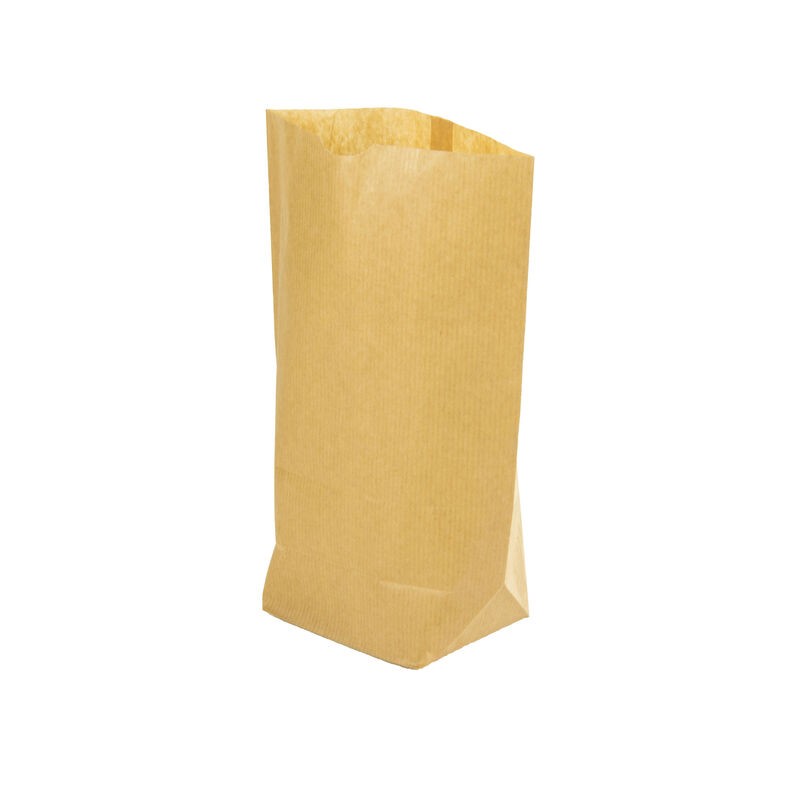 Bolsa Papel Kraft con Base Hexagonal