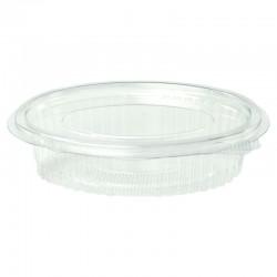 Tarrina Transparente con Tapa Bisagra