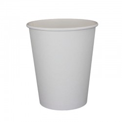 Vaso Papel Blanco Bebidas Calientes