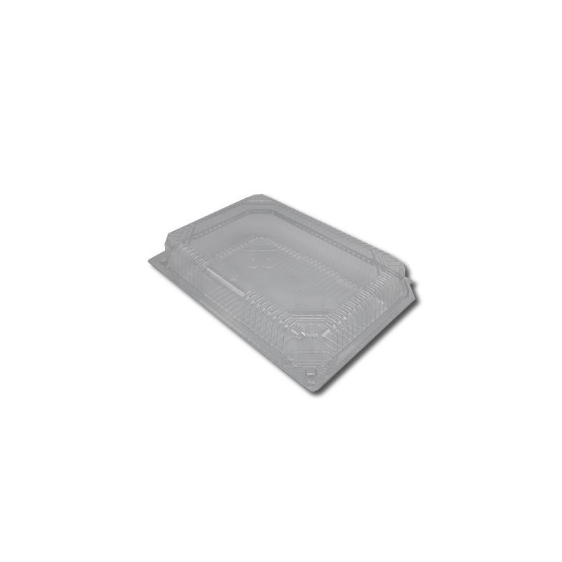 Envase Rectangular para Tarta de Plástico Bisagra