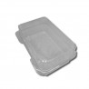 Envase Rectangular para Tarta de Plástico Bisagra