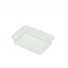 Envase con Tapa Separada Transparente Rectangular  PP REUTILIZABLE