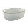 Envase Plástico + Tapa Bisagra Transparente para Microondas  PP REUTILIZABLE