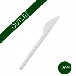 Cuchillo Plástico Blanco -...