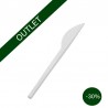 Cuchillo Plástico Blanco - 165mm