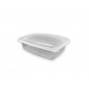 Envase Plástico + Tapa Bisagra Transparente para Microondas  PP