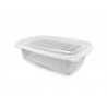 Envase Plástico + Tapa Bisagra Transparente para Microondas  PP