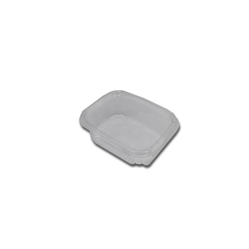 Envase + Tapa Bisagra OPS Transparente