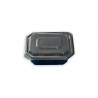 Envase PP Base Negra + Tapa Transparente