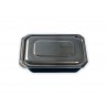Envase PP Base Negra + Tapa Transparente